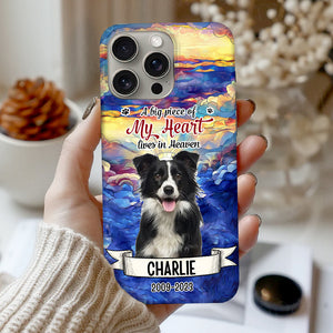 I Crossed The Rainbow Bridge Knowing I was Loved - Upload Photo Personalized Phone Case