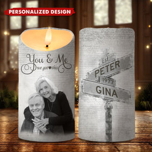 Love is Better When We Are Together-Personalized LED Candles For Couples