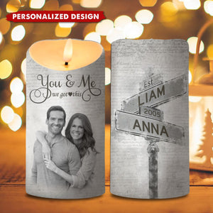 Love is Better When We Are Together-Personalized LED Candles For Couples