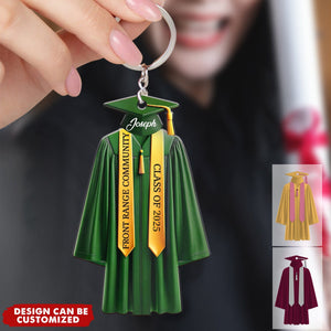 2025 High School College Graduation - Personalized Acrylic Keychain