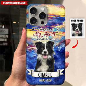 I Crossed The Rainbow Bridge Knowing I was Loved - Upload Photo Personalized Phone Case