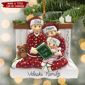 Personalized People Pajama Family Christmas Ornament