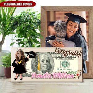 Congraulation On Your Graduation Personalized Money Holder