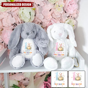 My First Easter-Personalized Easter Bunny Plush -Gift For Baby Kids, Newborn Baby