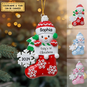 Baby First Christmas - Personalized Christmas Ornament