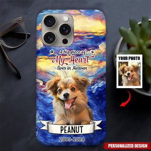 I Crossed The Rainbow Bridge Knowing I was Loved - Upload Photo Personalized Phone Case