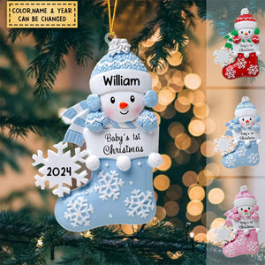 Baby First Christmas - Personalized Christmas Ornament