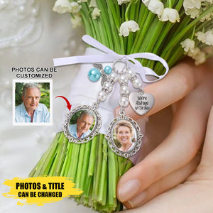 Custom Photo Memorial Bouquet Charm Personalized Memorial Pendant