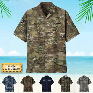 Premium Personalized US Veterans Hawaii Shirt