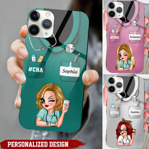 Nurse Life Pretty Doll Nurse Personalized Phone Case