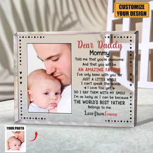 Custom Photo The World's Best Dad Mom - Family Personalized Plaque