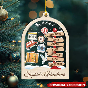 Make Every Trip An Adventure To Remember - Personalized Acrylic Ornament