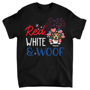 Personalized Custom T-Shirt - 4th Of July Gift For Dog Lover