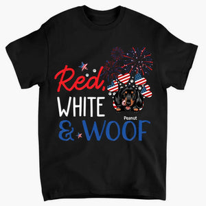 Personalized Custom T-Shirt - 4th Of July Gift For Dog Lover