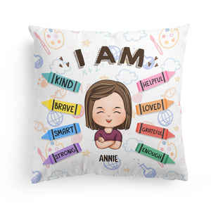 I Am Kind I Am Brave - Personalized Pillow Case