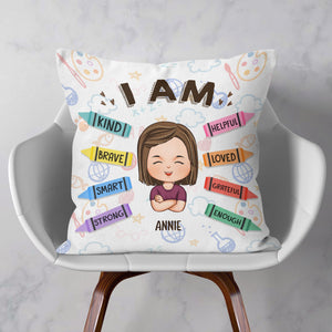 I Am Kind I Am Brave - Personalized Pillow Case