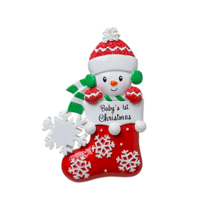 Baby First Christmas - Personalized Christmas Ornament