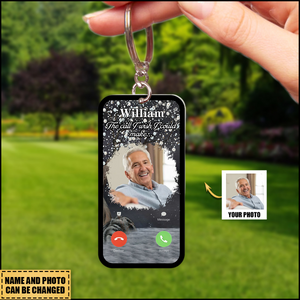 The Call I Wish I Could Make, Personalized Custom Photo Keychain