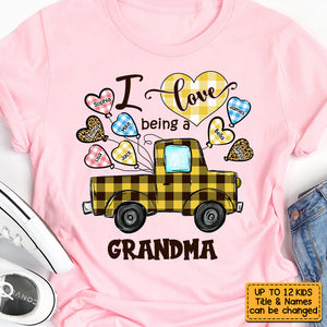 Love Being A Grandma Buffalo Truck Shirt