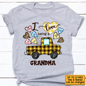 Love Being A Grandma Buffalo Truck Shirt