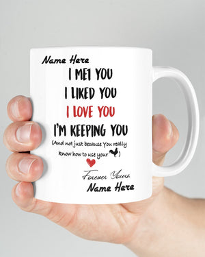 Sweetest Gift For Him - He Would Laugh So Hard While Reading This Mug Mugs