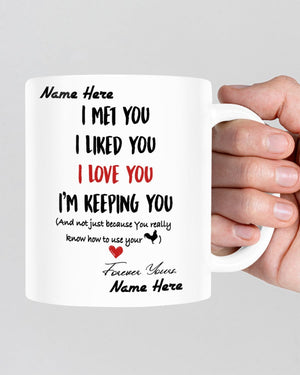 Sweetest Gift For Him - He Would Laugh So Hard While Reading This Mug Mugs