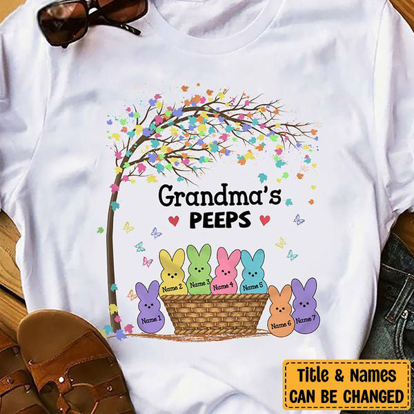 Grandma's Kids T-Shirt - Personalized Gift For Grandma