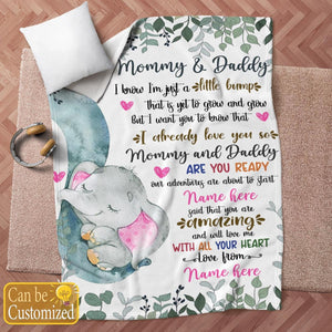 Personalized Babyshower Gift For Mommy and Daddy