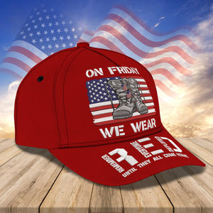 Personalized Classic Cap - On Friday We Wear RED