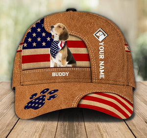 Gift for Dogs Lover - Dog Personalized Classic Cap - Funny Dog Gift For Independence Day