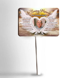 In Loving Memory Personalized Custom Acrylic Garden Stake