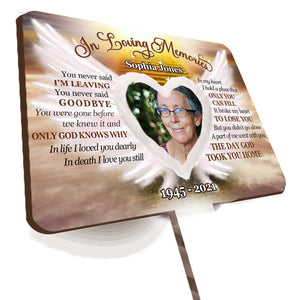 In Loving Memory Personalized Custom Acrylic Garden Stake