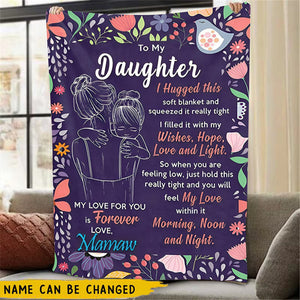 Personalized Granddaughter's Gift-Sweet Words Blanket