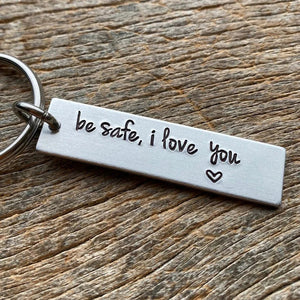 Couple Keychain Valentine's Day Gift "I Met You I Liked you I Love You I'm Keeping You"