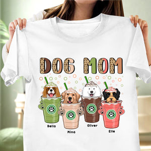 Dog Mom Personalized Shirt, Personalized Gift for Dog Lovers, Dog Dad, Dog Mom