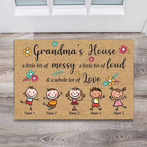 Grandma's House - Personalized Mother's Day Grandma Doormat