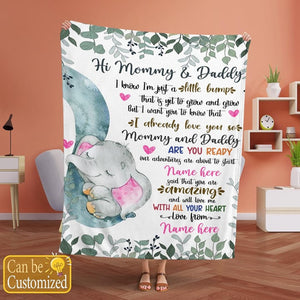 Personalized Babyshower Gift For Mommy and Daddy