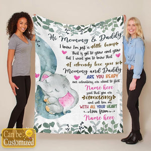 Personalized Babyshower Gift For Mommy and Daddy