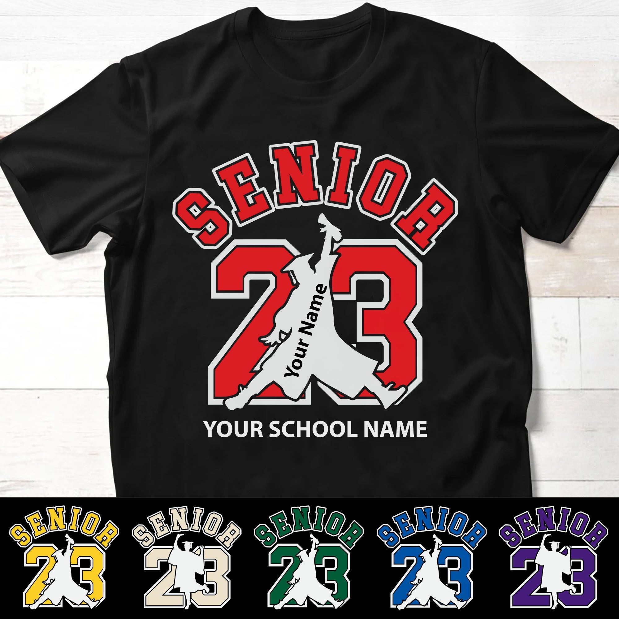 Senior 2023 Personalized Custom Graduation Shirt