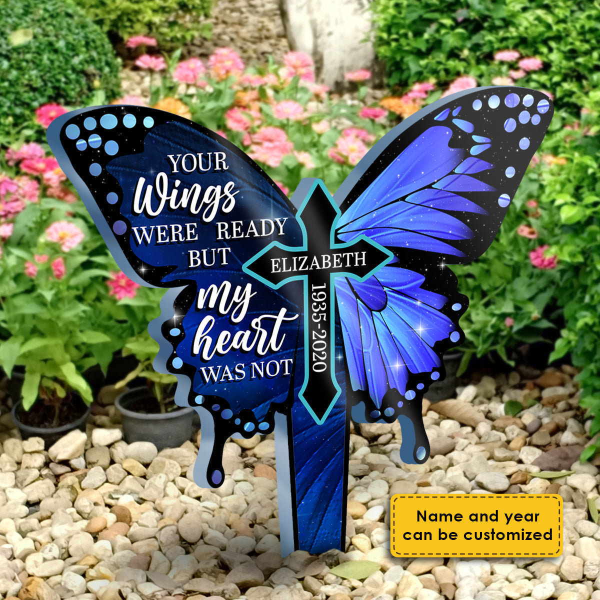 My Heart Was Not Ready - Personalized Custom Acrylic Garden Stake