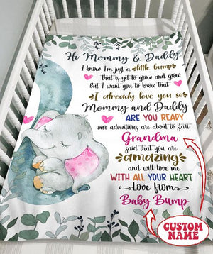 Personalized Babyshower Gift For Mommy and Daddy