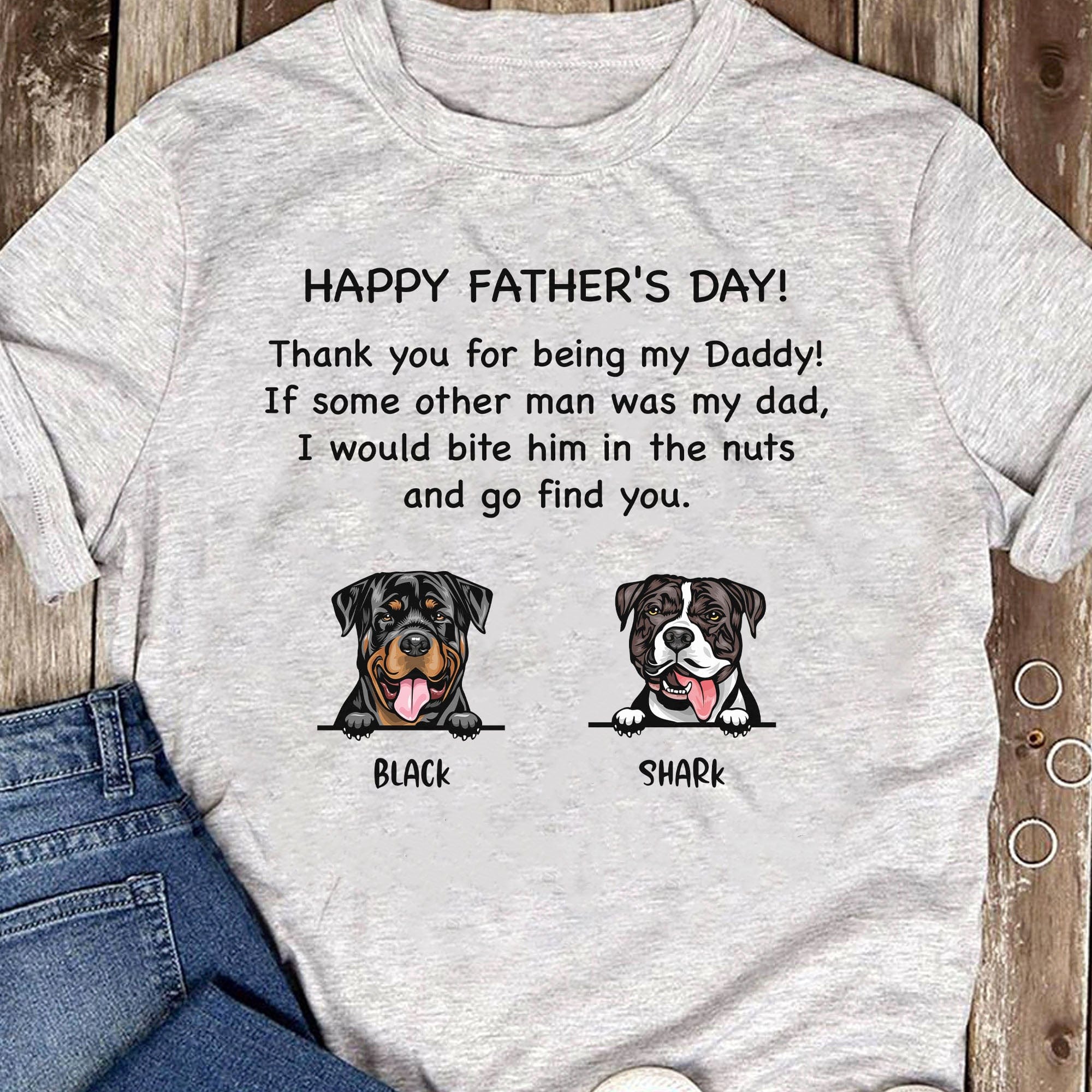 Thank You Being Daddy Dog Dad Shirt - Gift for Dog Lover